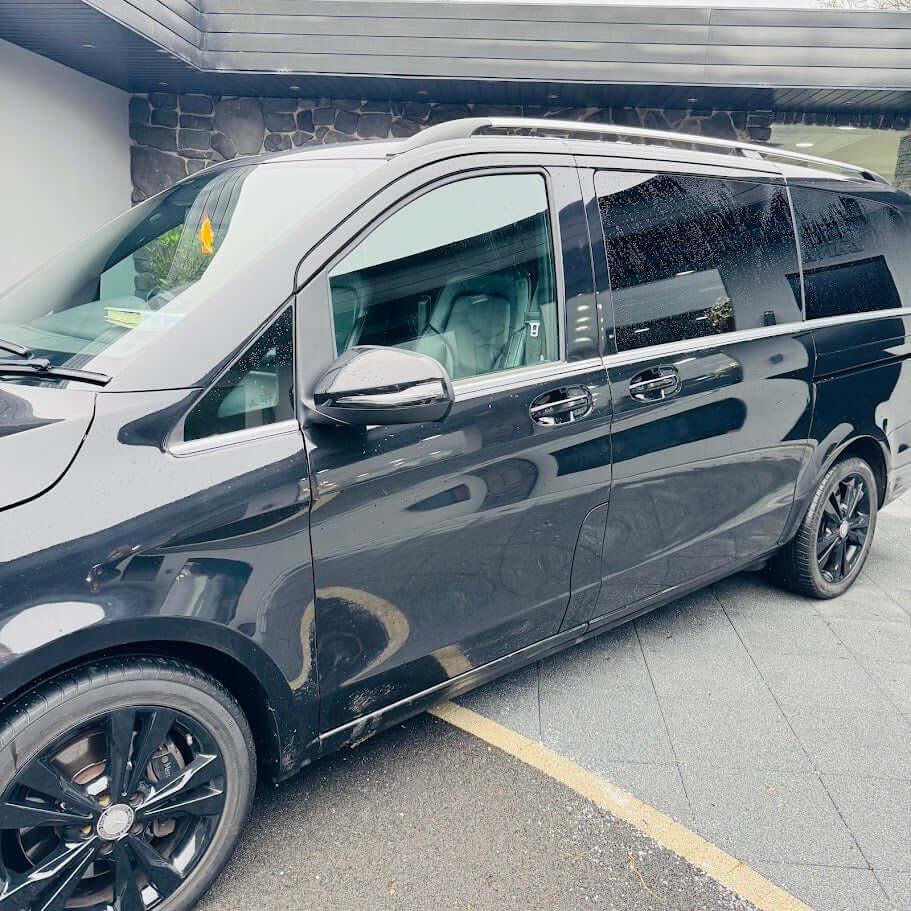 Wedding Cars NI and Belfast | Mercedes V-Class Chauffeur Hire | Group Luxury Travel NI