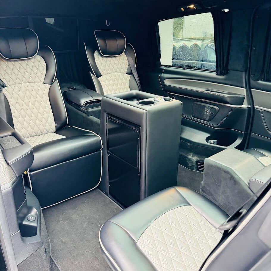 Wedding Cars NI and Belfast | Mercedes V-Class Chauffeur Hire | Group Luxury Travel NI