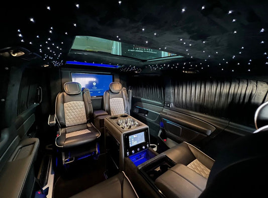 Mercedes V-Class Chauffeur Hire | Group Luxury Travel NI